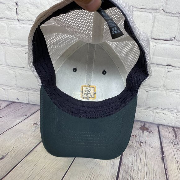 Nike Golf Hat Cap Flex Fit Gray White Mesh Size S/M - XS Energy Drink - Golfer - Picture 8 of 11